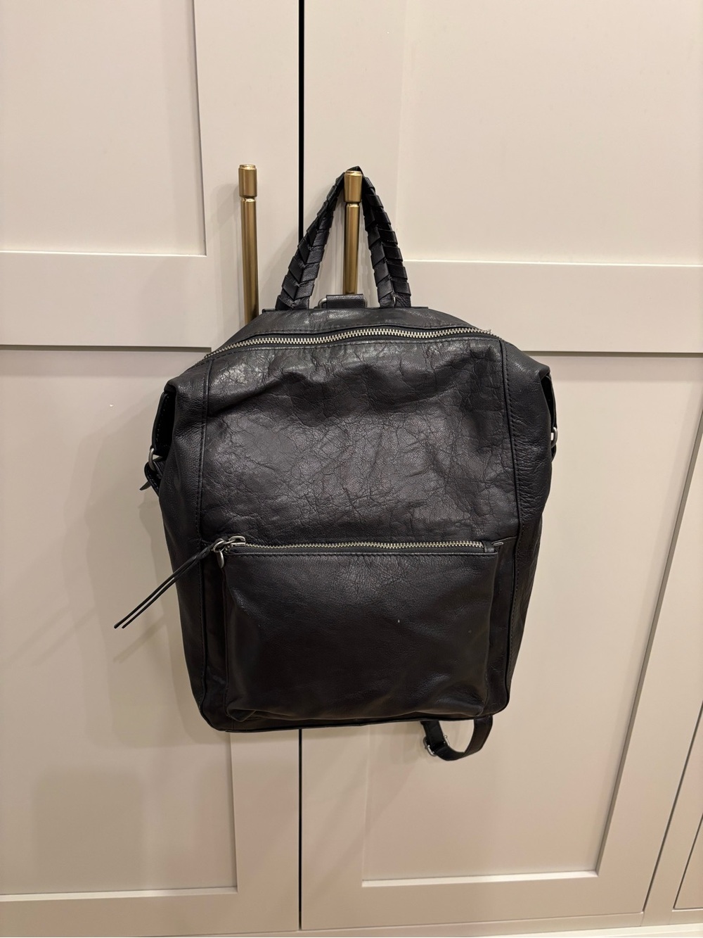 Lucky Brand leather back pack..